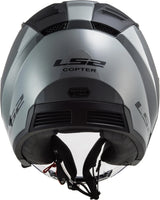 Ls2 of600 Copter II Solid Jet Helm Helm Copter II Soli Nardo Grau Gr. s