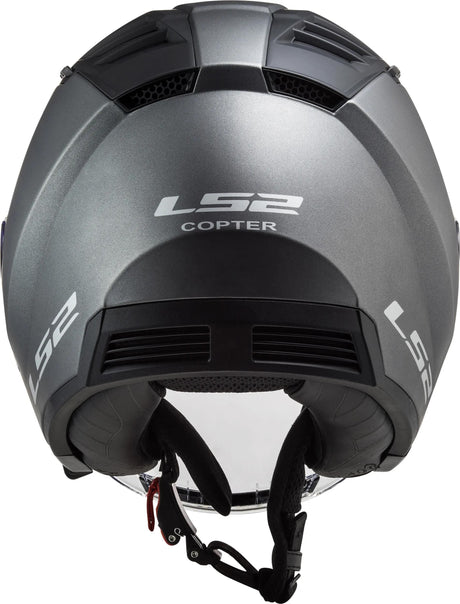Ls2 of600 Copter II Solid Jethelm Helm Copter II Soli Titan matt Gr. l
