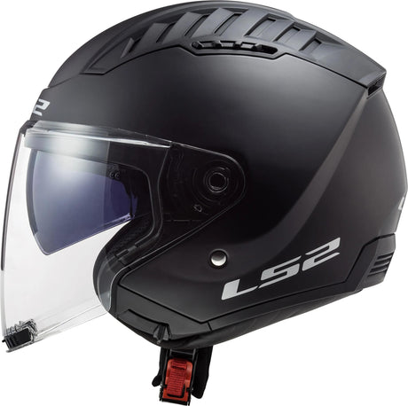 Ls2 of600 Copter II Solid Jethelm Helm Copter II Soli Schwarz Matt Gr. xs