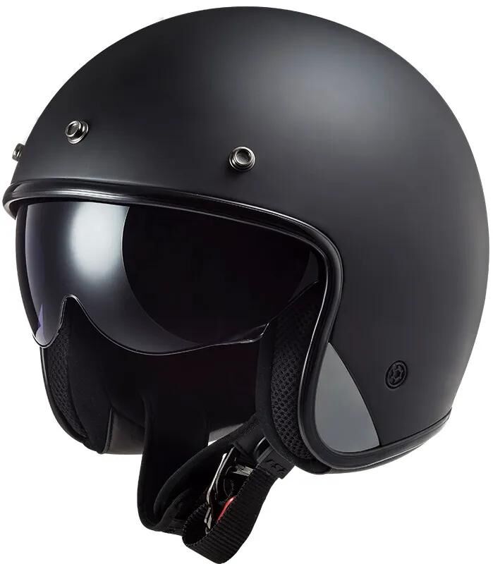 Ls2 Jethelm von 601 Bob II Solid Helm von 601 Bob II Solid XS Mattschwarz