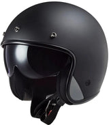 Ls2 Jethelm von 601 Bob II Solid Helm von 601 Bob II Solid XS Mattschwarz