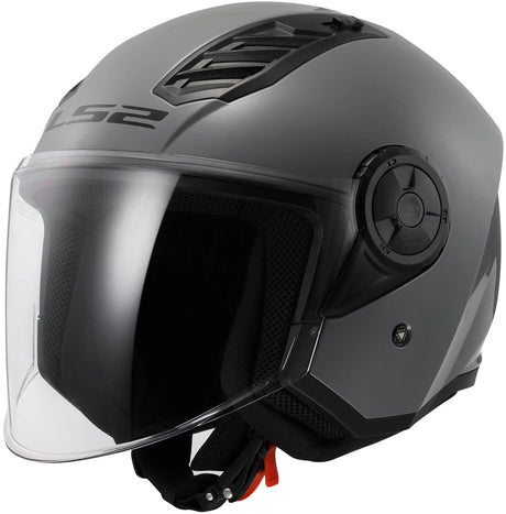 Ls2 Jethelm of616 Airflow II Solid Helm Airflow II Of6 Solid Nardo Grey Gr. xxl