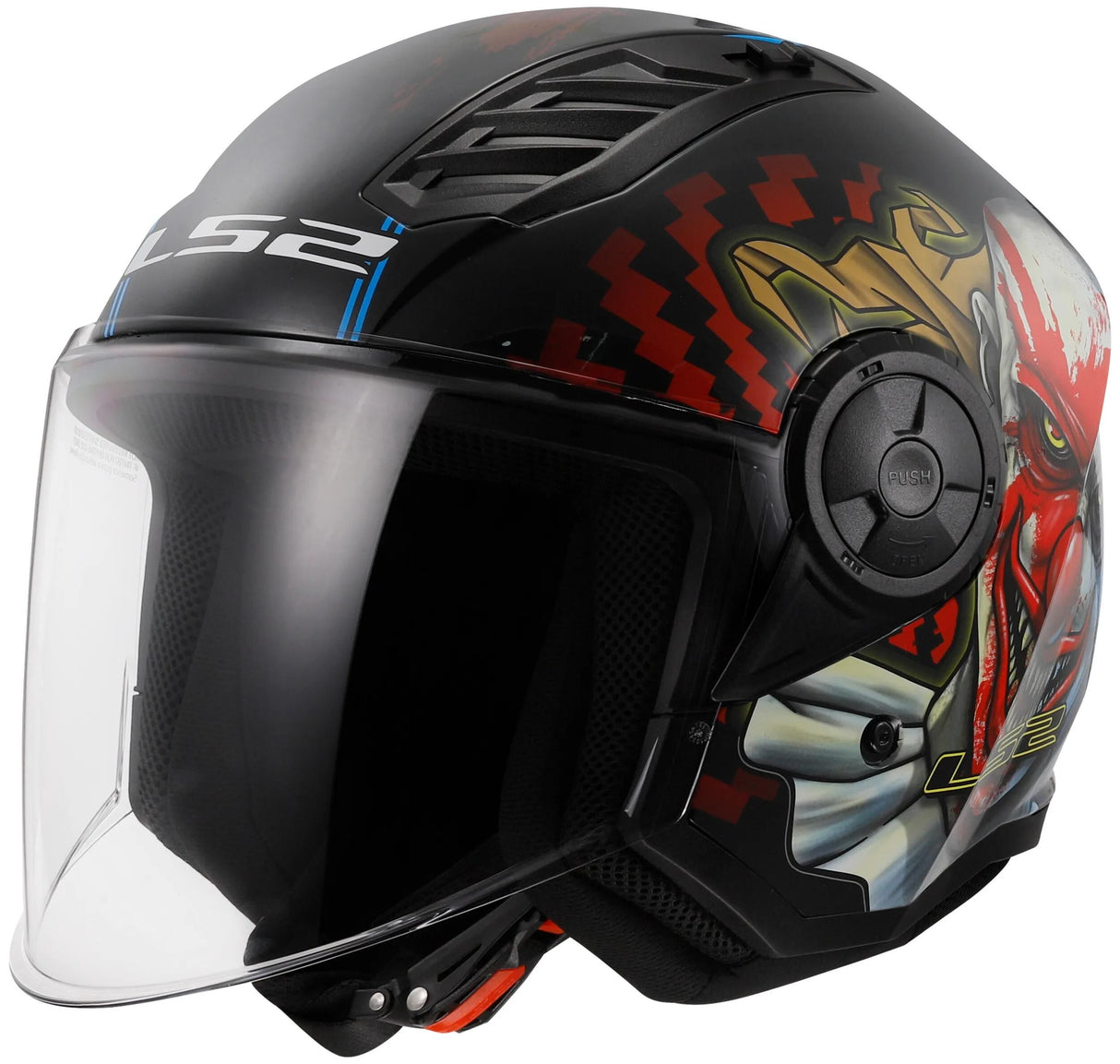 Ls2 Jethelm von 616 Airflow II Happy Dreams Helm Airflow II von 6 Happy Dreams Gr. l