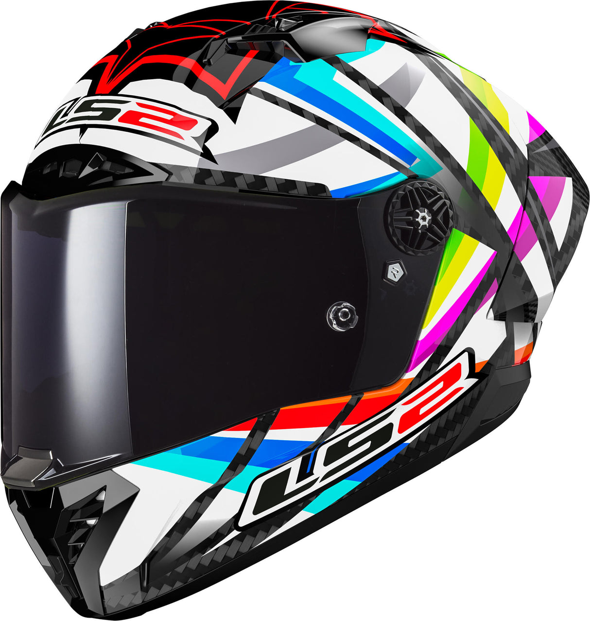 Ls2 Integralhelm FF805 Thunder Carbon GP Aero Flash Helm FF805 Thunder GP Ae Flash SW Gr. m