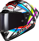 Ls2 Integralhelm FF805 Thunder Carbon GP Aero Flash Helm FF805 Thunder GP Ae Flash SW Gr. m