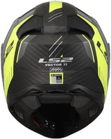 Ls2 Integralhelm FF811 Vector II Carbon Grid. Helm FF811 Vector II Carb.Grid XXL Bl. yel.