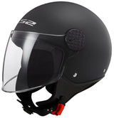 Ls2 Jethelm von 558 Sphere II Solider Helm von 558 Sph. II Solid XL Mattschwarz
