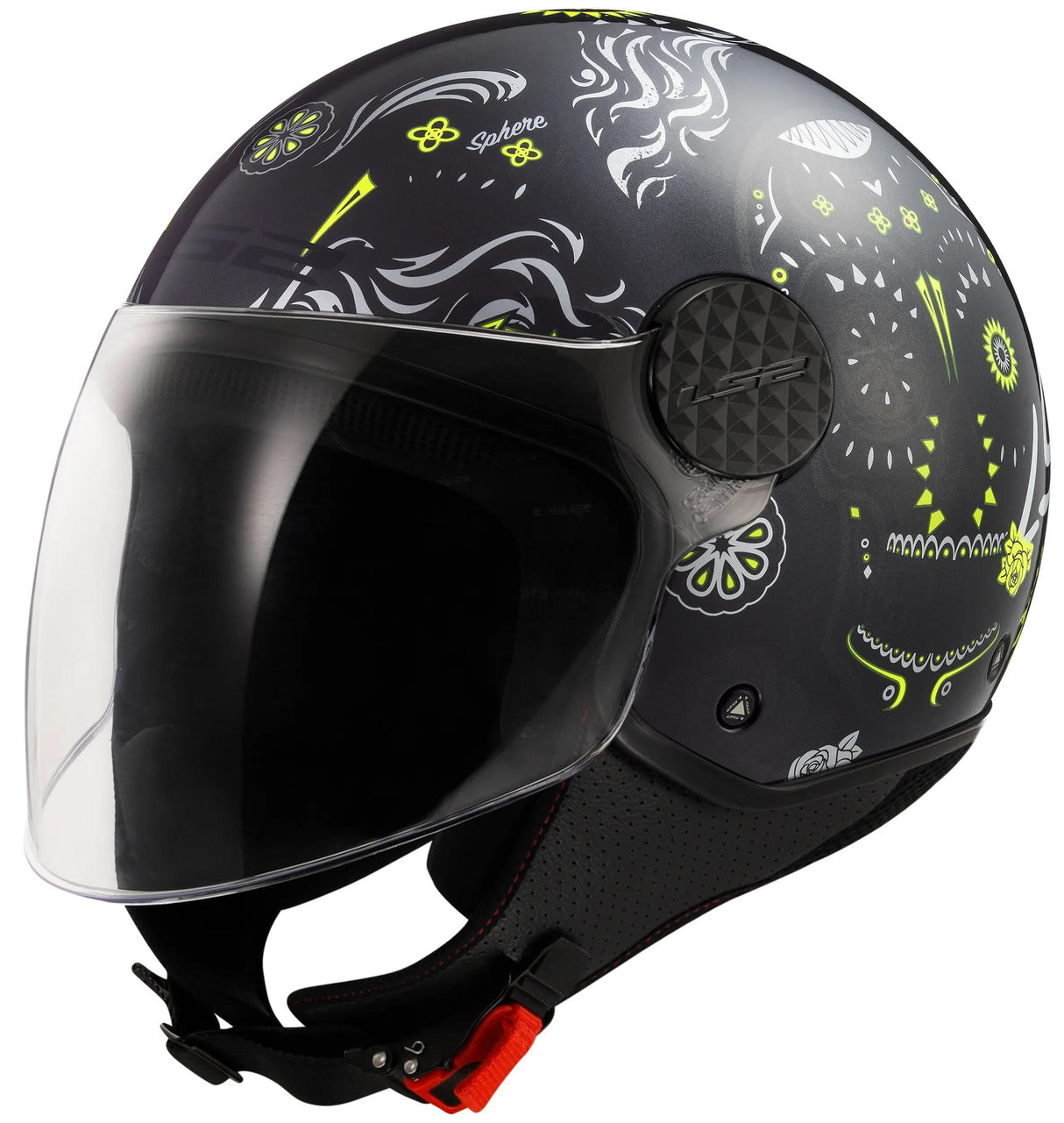 Ls2 Jethelm von 558 Sphere Lux II Maxca Helm von 558 Sph. Lux II Maxca M schwarz gelb