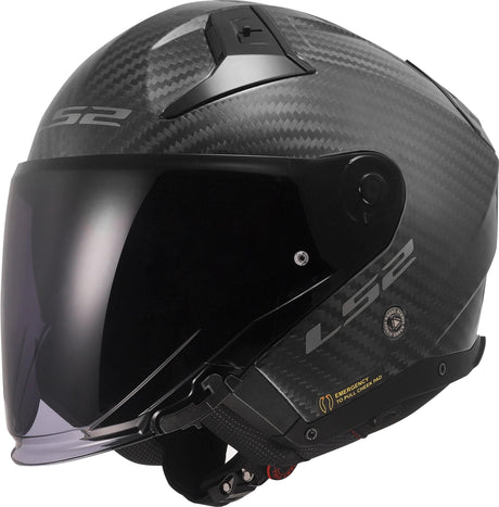 Ls2 Jethelm of603 Infinity II Carbon Solid Helm of603 Infinity II Matt Carbon Gr. s