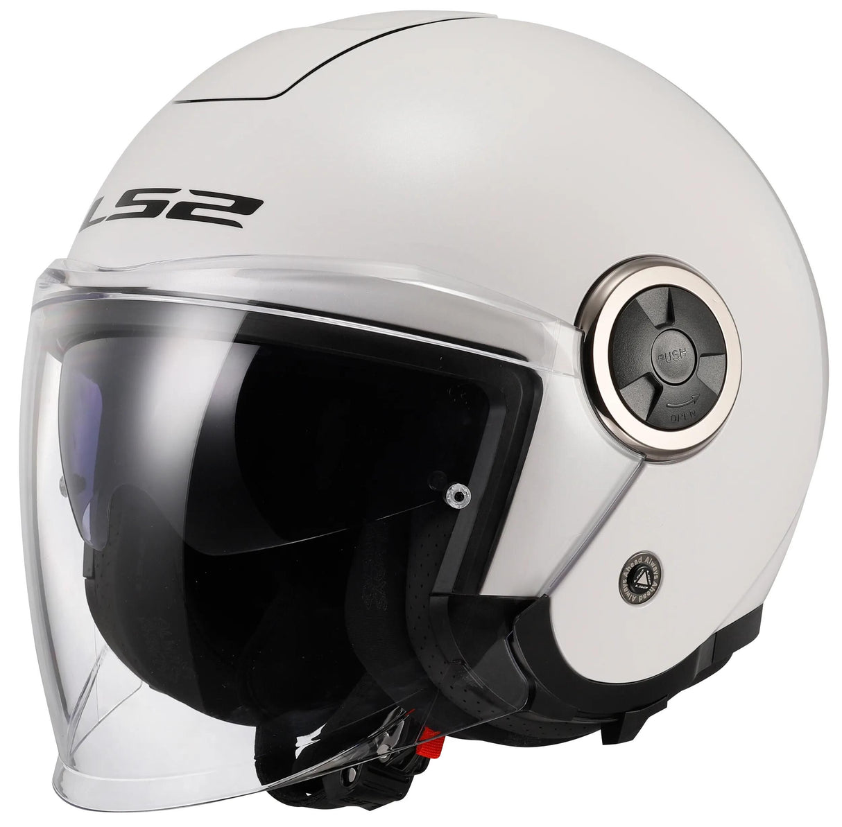 Ls2 of620 edler solider Jethelm Helm of620 edler solider XL-Weiß