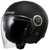 Ls2 of620 edler solider Jethelm. Helm of620 edler solider XXL-Mattschwarz