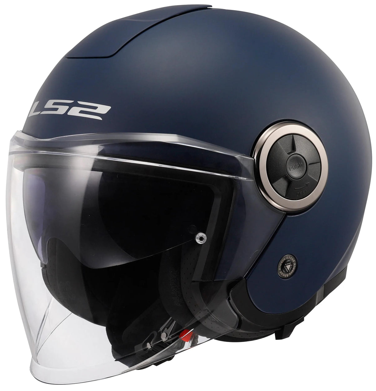 Ls2 of620 edler solider Jethelm Helm of620 edler solider XL mattblau