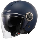 Ls2 of620 edler solider Jethelm Helm of620 edler solider XL mattblau