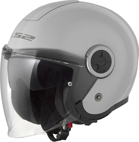 Ls2 Jet-Helm von 620 edler solider Helm von 620 edler solider Perlgrau-Gr. xs