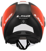 Ls2 of620 edler Disko-Jethelm Helm of620 edler Disko m bl rot weiß