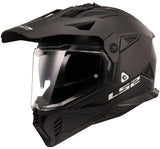 Ls2 Enduro-Helm MX702 Pioneer II Solider Helm MX702 Pawn. II Solid XL Mattschwarz