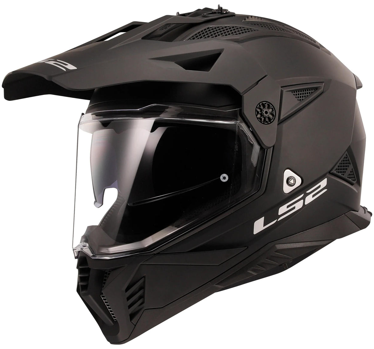 Ls2 Enduro-Helm MX702 Pioneer II Solider Helm MX702 Pawn. ii solid m mattschwarz