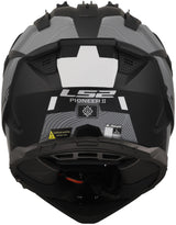 Ls2 Enduro-Helm MX702 Pioneer II Hill. Helm MX702 Pawn.II Hill S Bl. weiß matt