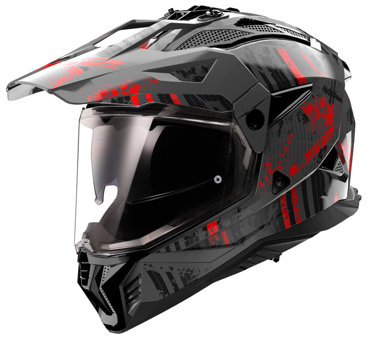 Ls2 Enduro-Helm MX702 Pioneer II Crazy. Helm mx702 Pawn.ii verrückt l bl. Hrsg