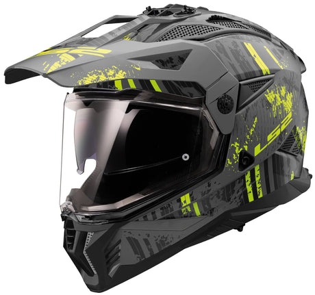 Ls2 Enduro-Helm MX702 Pioneer II Crazy Helm MX702 Pioneer II Crazy M. sw ge gr. l