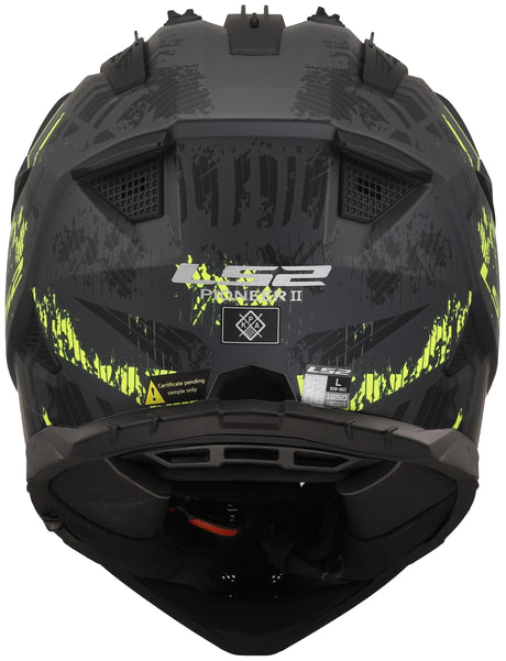 Ls2 Enduro-Helm MX702 Pioneer II Crazy Helm MX702 Pioneer II Crazy M. sw ge gr. xs