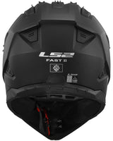 Ls2 Motocross-Helm MX708 Fast II Solid. Helm MX708 Fast II Solid Mattschwarz Gr. m