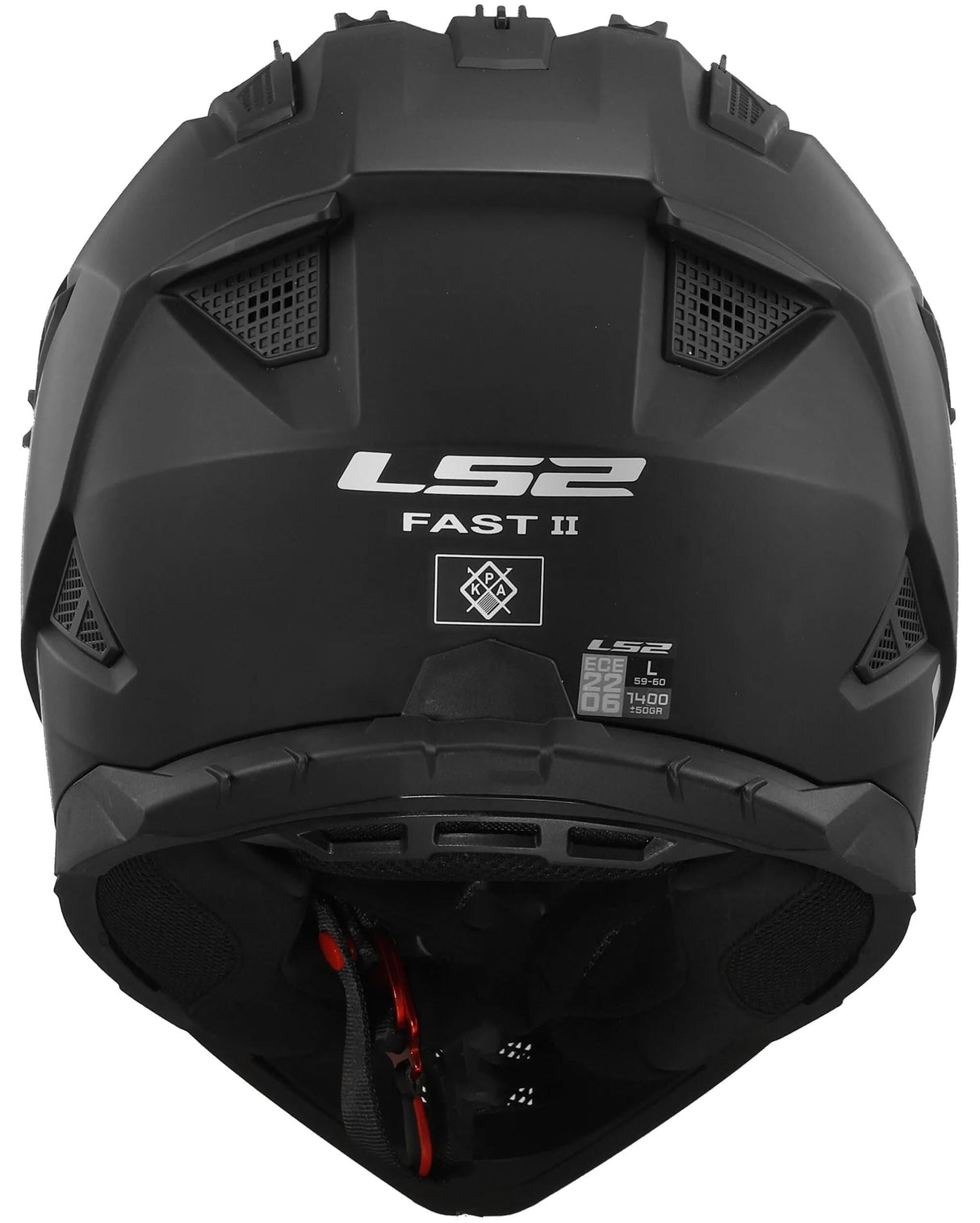 Ls2 Motocross-Helm MX708 Fast II Solid. Helm MX708 Fast II Solid Mattschwarz Gr. xl