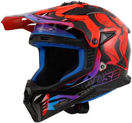 Ls2 Motocross-Helm MX708 Fast II Wash Helm MX708 Fast II Wash Red Gr. xxl