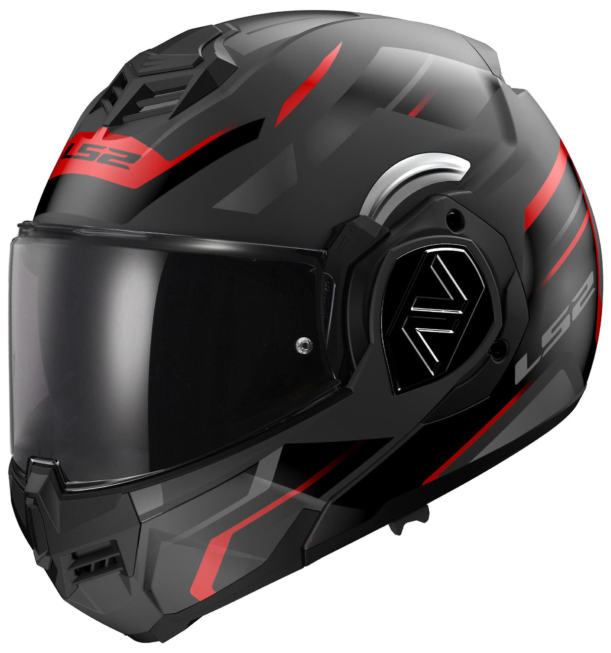 Ls2 Klapphelm FF906 Advant Kuka Helm FF906 Adv. kuka xxl schwarz rot