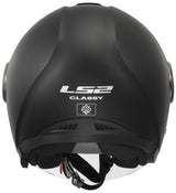 Ls2 of620 edler solider Jethelm Helm of620 edler solider mattschwarzer Gr. 3xl