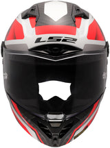 Ls2 Integralhelm FF805 Thunder Carbon GP Diamond Helm FF805 Thunder GP Diamond Weiß Rot Gr.