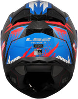 Ls2 Integralhelm FF811 Vector II Carbon Tantic. Helm FF811 Vector II Tantic S blau rot