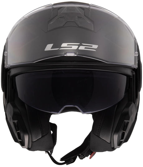 Ls2 Klapphelm FF910 Advant II Solid. Helm FF910 Advant II Solid 3XL Mattschwarz