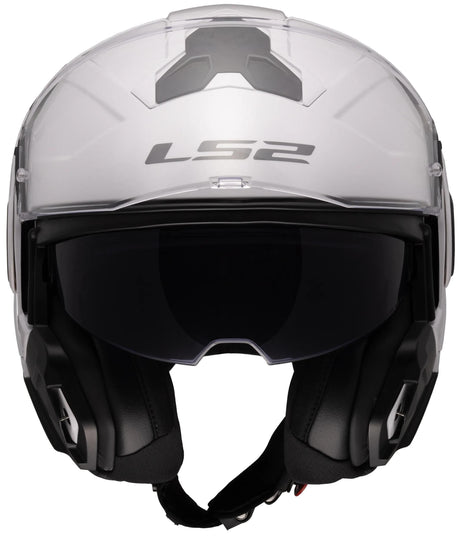 Ls2 Klapphelm FF910 Advant II Solid. Helm FF910 Advant II Solid XXL weiß