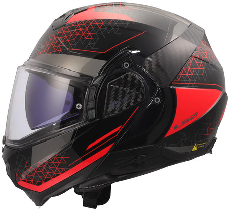 Ls2 Klapphelm FF910 Advant II Astral Helm FF910 Advant II Astral XL schwarz rot