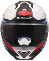 Ls2 Klapphelm FF910 Advant II Triple. Helm FF910 Advant II Triple M wh blau rot