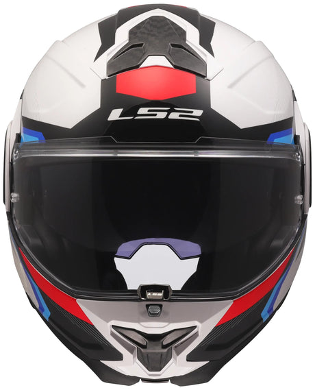 Ls2 Klapphelm FF910 Advant II Triple. Helm FF910 Advant II Triple XXL wh blau rot