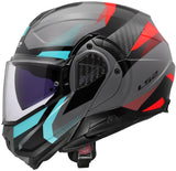 Ls2 Klapphelm FF910 Advant II Triple. Helm FF910 Advant II Triple M Gr Blau Rot