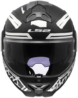 Ls2 Klapphelm FF910 Advant II Band. Helm ff910 advant ii tape m matt bl weiß