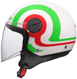 Ls2 of558 Sphere Lux II Urby Jethelm Helm of558 Sph. lux ii urby wh grün rot m
