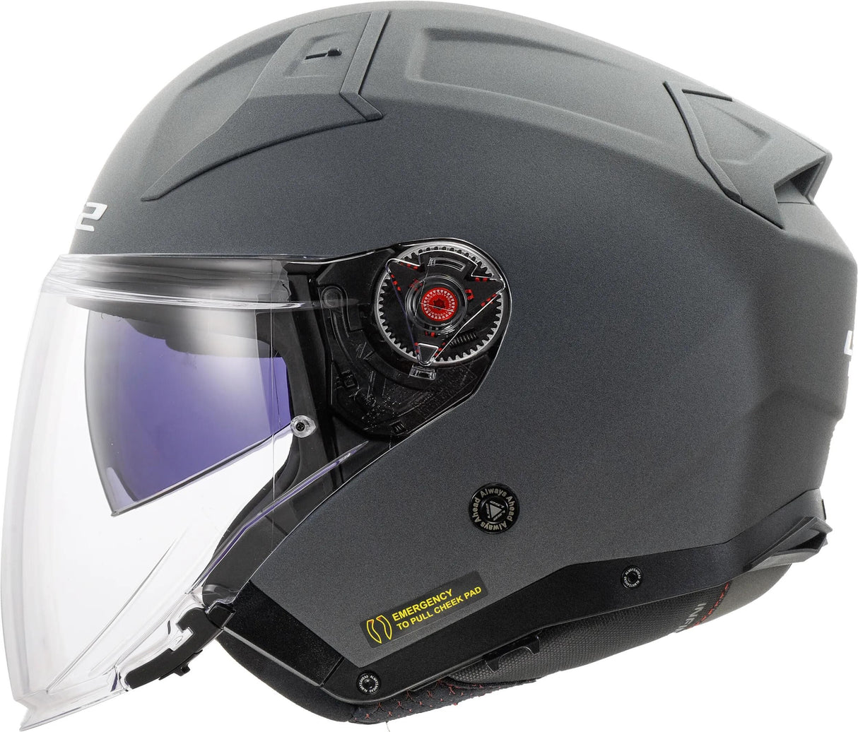 Ls2 of603 Infinity II Concrete Jethelm Helm Infinity II Concrete Matt Gr. xxl