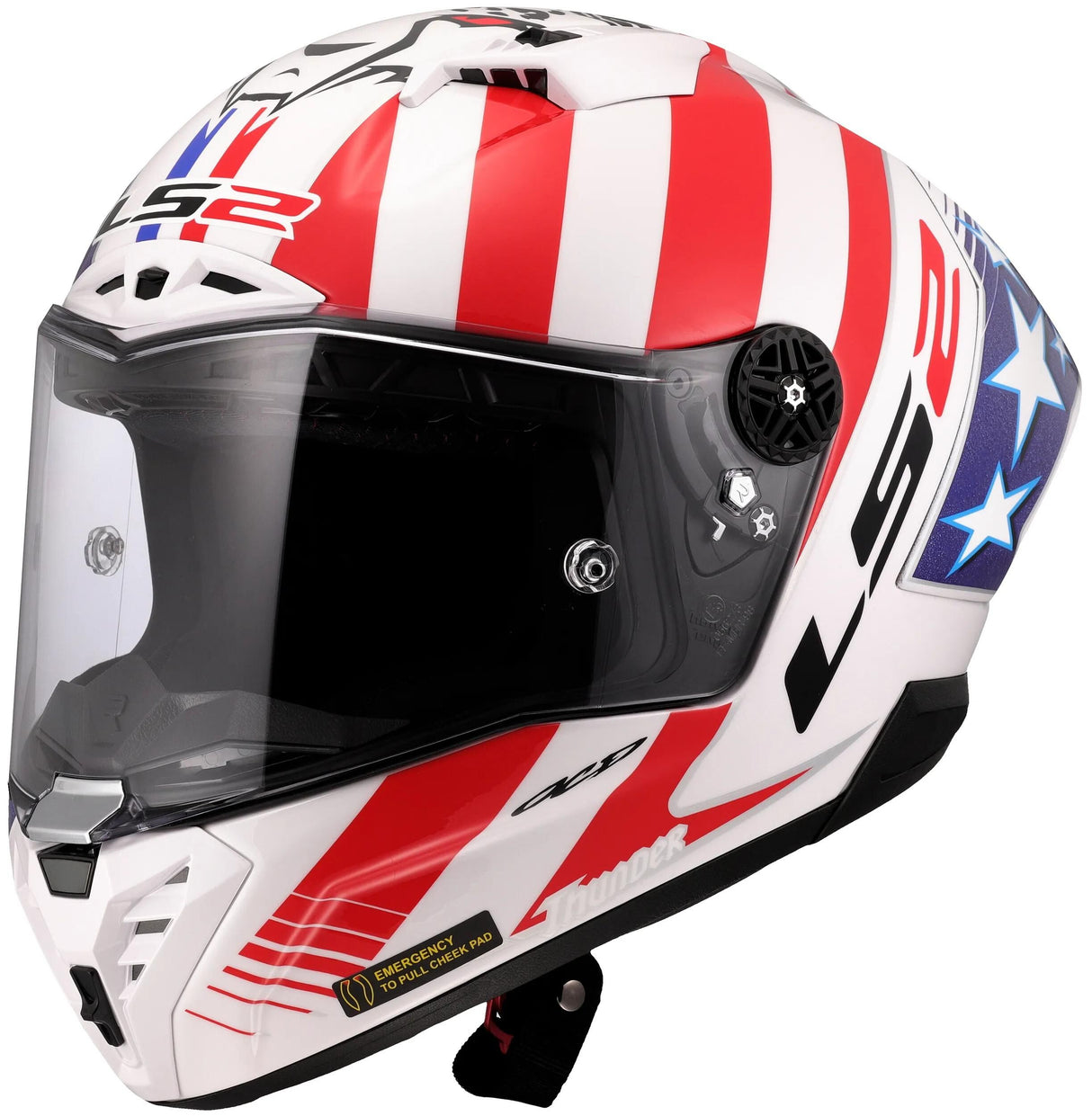 Ls2 Integralhelm FF805 Thunder Carbon GP Aero Replica Baz. Helm FF805 Thunder GP Aero Replica Baz Gr. m