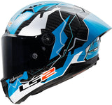 Ls2 Integralhelm FF805 Thunder Carbon GP Aero Replica Huertas. Helm FF805 Thunder GP Aero Rep. huertas m