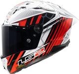 Ls2 Integralhelm FF805 Thunder Carbon GP Aero Replica Perolari. Helm FF805 Thunder GP Aero Rep. perolari xxl