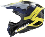 Ls2 Motocross-Helm MX703 x-force galuo, atmungsaktiv und hypoallergen. Helm X-Force Galuo grau neongelb Gr. l