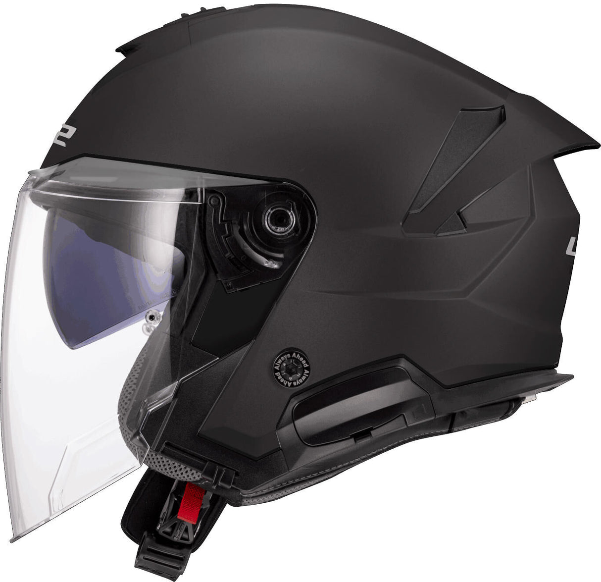 Ls2 Jethelm von 618 Verso II Solid Helme von 618 Verso I Solid Black Matt Gr. xl