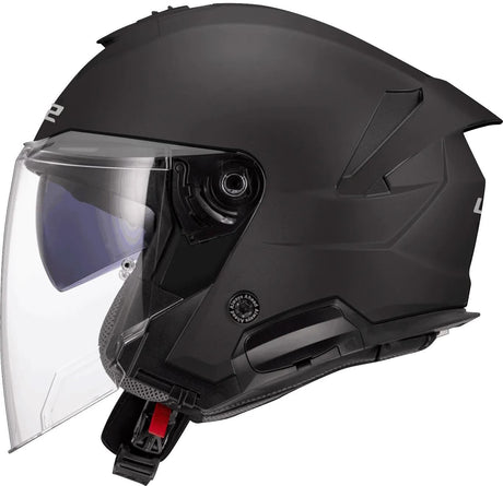 Ls2 Jethelm von 618 Verso II Solid Helme von 618 Verso I Solid Black Matt Gr. l