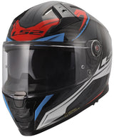 Ls2 Integralhelm FF811 Vector II Carbon Savage. Helm ff811 Vektor i c Savage weiß bl rot xl