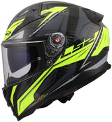Ls2 Integralhelm FF811 Vector II Carbon Savage. Helm FF811 Vector I C Savage H-V Gelb 3XL
