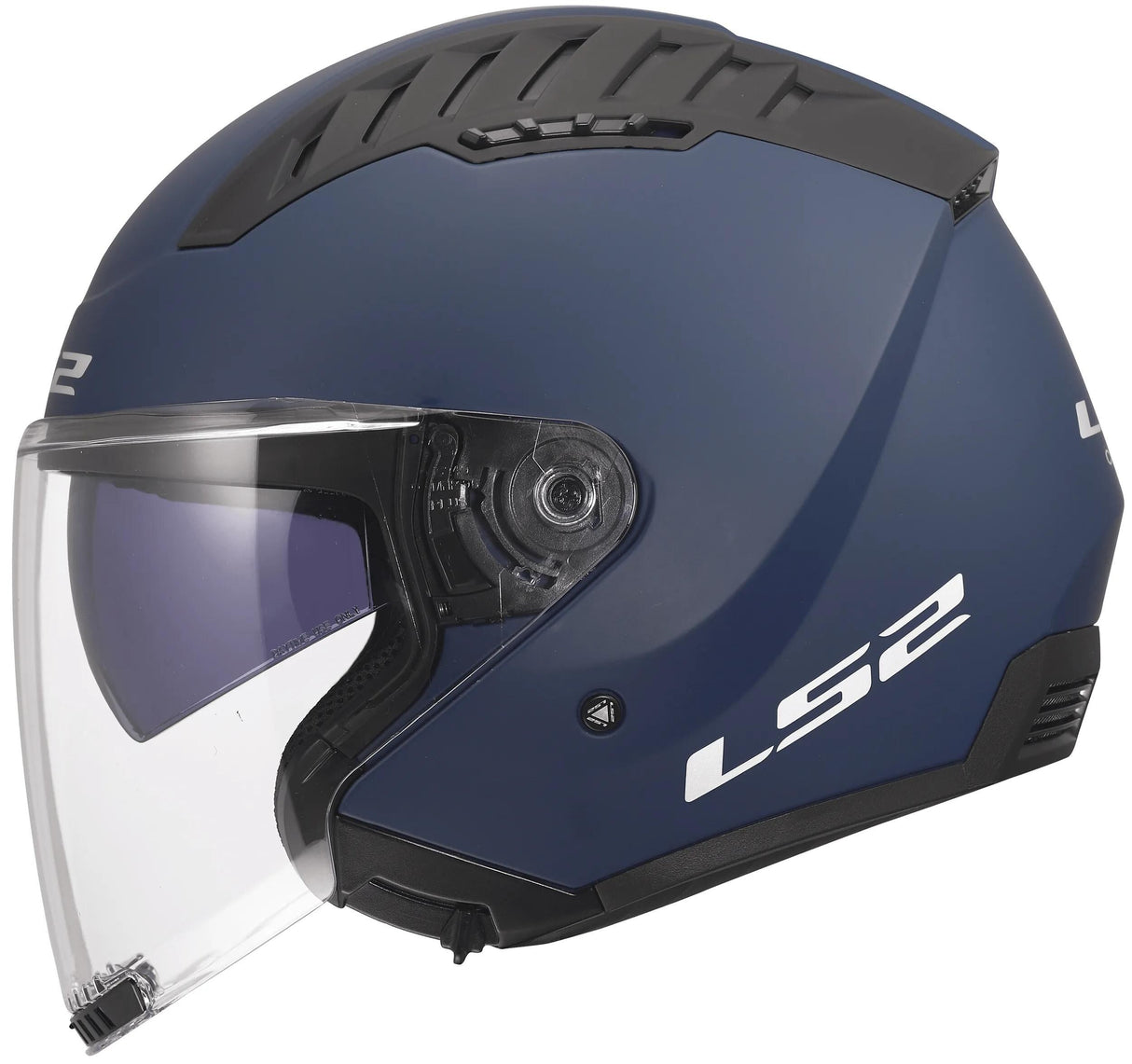 LS2 of600 Copter II solider Jethelm Helm of600 Copter i marineblau matt Gr. l